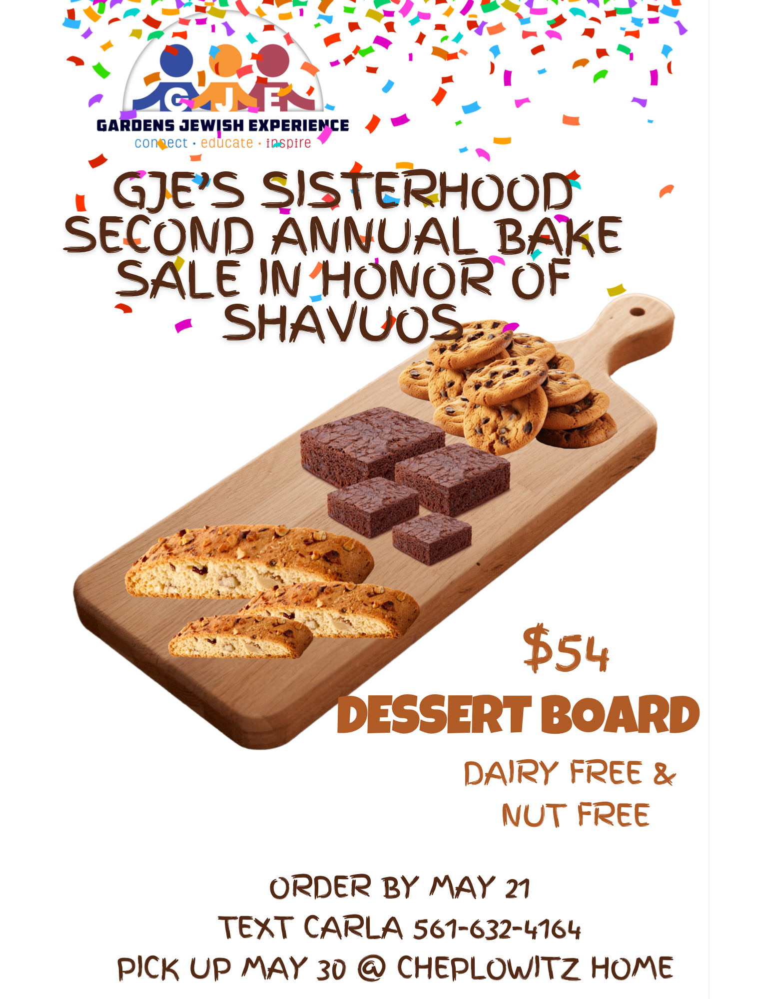 Shavuos Bake Sale